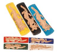 Beatifufu 7 Pièces Bâtons Encre Colorée Traditionnelle pour Calligraphie Chinoise Pratique Durables et Faciles à Utiliser Couleurs pour Artistes et Étudiants