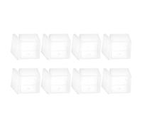 Beatifufu 8 Pièces Contenant Bonbon Transparent Cube Petite Boîte de Rangement Acrylique Boîte à Bonbons pour Invités Carrée Transparente pour Friandises Cosmétiques et Bijoux