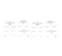 Beatifufu 8feuilles Autocollants De Gemmes Faciales De Strass Auto-adhésifs Pour Maquillage Décoration Des Yeux Et Du Visage Pour Festivals Et Soirées