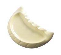 Beatifufu Assiette Apéritif Céramique Forme de Ravioli Plateau Créatif pour Entrées et Salades Porcelaine Résistante Au Micro Ondes et Lave Assiette Dînette Petite et