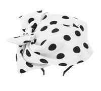 Beatifufu Bandeau Fascinator Beret Pour Femme Accessoire De Cheveux Élégant Pour Mariage Fête Et Cosplay Design Confortable Et Délicat à Pois Noirs