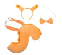Beatifufu Bandeau Oreilles Écureuil Doux avec pour Garçon Fille Accessoire Cosplay Fête Serre- Mignon pour Filles Pelucheux
