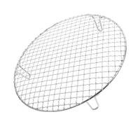 Beatifufu Barbecue Ronde Acier Inoxydable avec Stables Multi-usages pour Cuisson Extérieure et Barbecue Coréen Réseau Résistant pour Grillades Uniformes