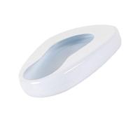 Beatifufu Bassin De Lit Portable En Émail Blanc Urinoir Pour Patient Alité Hommes Et Femmes Protection Anti-éclaboussures Surface Lisse Facile à Nettoyer Usage Domicile Personnes Âgées