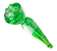 Beatifufu Bâtonnet de Massage Visage Petite Taille en Cire D’abeille, Couleur Vert Soie, Outil de Massage Facial et Nuque pour Soulager Fatigue et Enflure, Outil de Grattage Gua Sha Naturel