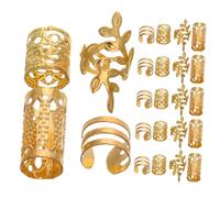 Beatifufu Bijoux de Cheveux Faciles à Utiliser pour Dreadlocks en Alliage Or Lot de 40 Pinces à Cheveux pour Femmes Adaptés aux Performances sur Scène et Usage Quotidien