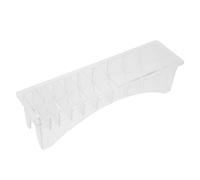 Beatifufu Boîte de Rangement Clipper Peignes Limités Plastique Transparent Organisateur Stable pour Accessoires de Coiffure Salon et Domicile Étui Polyvalent pour Peignes de Tondeuse