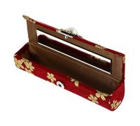 Beatifufu Boîte Rangement Maquillage Femme Élégante avec Miroir Étui à Rouge à Lèvres et Parfum Portable Coffret Pratique pour Lipstick Bijoux et Accessoires Quotidiens