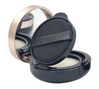 Beatifufu Boîte Vide avec Houppette Étui Rechargeable pour Maquillage Voyage et Mélange Compacte