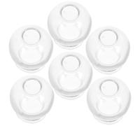 Beatifufu Boîtes de massage en verre, 6 pcs, grand pouvoir d’aspiration, pour cupping therapy et massage à domicile, pour amis et familles