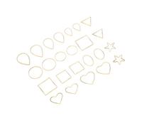 Beatifufu Boucles D'oreilles Géométriques DIY 22 Pcs, Pendentifs en Alliage Léger, Accessoires de Fabrication de Bijoux pour Loisirs Créatifs et Bijoux Artisanaux, Multi-usage, Assortiment Mixte