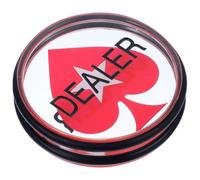 Beatifufu Bouton de Poker Double Face en Acrylique avec Fonction de tri, Accessoire pour Jeux de Poker adaptés aux Enfants et soirées Entre Amis