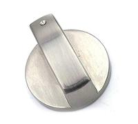 Beatifufu Boutons de Commande Compatible Axe de 6mm en Métal Argenté Lot de 4 Facile à Utiliser et Installer pour Cuisinière à Gaz pour Allumage du Poêle