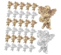 Beatifufu Breloques Pour Ongles Baroques 80 Pièces Taille Compacte Décoration Manucure Femmes 3d Résine Argenté Et Doré Usage Nail Art Fêtes Et Occasions Spéciales