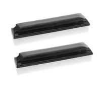 Beatifufu Brosse de Nettoyage pour Barbe 2pcs en Éponge Abs pour Lavabo, Récupérateur de Poils Confortable et Solide, pour Nettoyage des Restes de Barbe Lavabo