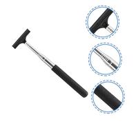 Beatifufu Brosse de Nettoyage Rétractable pour Rétroviseur Voiture Raclette Caoutchouc et Éponge Outil Pratique Acier Inoxydable pour Pare Brise et Vitres et