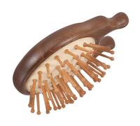 Beatifufu Brosse Démêlante Bois Avec Poils Durs Pour Cheveux Fins Brosse De Massage Multifonctionnelle Pour Salon Idéale Pour Usage Quotidien Soins Capillaires