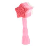 Beatifufu Brosse Nettoyante Visage Manuelle Silicone Douce et Ergonomique Outil Portable pour Soin Peau Femme Exfoliation et Massage Facile Usage Domestique et Voyage Rose