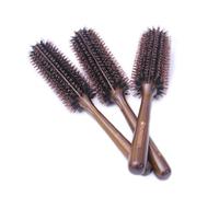 Beatifufu Brosse Ronde Cheveux Poils Sanglier et Nylon Manche Bois Ergonomique pour Coiffage Brushing et Bouclage Adaptée Cheveux Longs et Courts Anti-frisottis