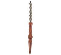 Beatifufu Brosse Ronde Poils de Sanglier à Manche Bois Petite Brosse Coiffante Résistante Chaleur Outil de Styling Précis pour Boucles Courtes et Coiffures Détaillées Professionnelle et