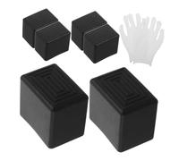 Beatifufu Cache-Tube pour Porte-Bagages Voiture, pour Activités Extérieures en Caoutchouc Noir Remplacement Précis et Élégant pour Barres Transversales de Galerie de Toit