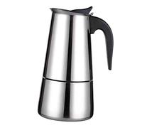 Beatifufu Cafetière Acier Inoxydable pour Café et Boissons Chaudes et Froides Pot de Stockage Portable Pratique pour Maison et Café Design Simple