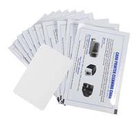 Beatifufu Cartes de Nettoyage pour Lecteurs de Cartes 15 Unités 125 X 79 MM en PVC à Usage Simple pour Caisses Enregistreuses et Lecteurs de Cartes dans Environnements Commerciaux