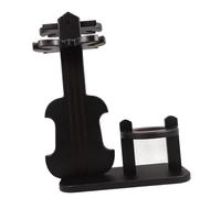 Beatifufu Casier à Vin Forme de Violon Support Élégant pour Bouteilles et Verres Présentoir Multifonction pour Bar à et Cuisine