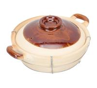 Beatifufu Casserole Terre Cuite avec Poignée Pot à Ragoût pour Cuisine Maison Cuisson Équilibrée pour Soupe et Nouilles Ustensile de Cuisine Pratique