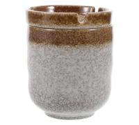 Beatifufu Cendrier en Céramique Style Rétro Japonais, Coupe-Vent et Facile à Nettoyer, Adapté pour Restaurant de Sushi ou Décoration de Bureau