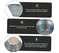 Beatifufu Ceramic Tea Bowl Gongfu Teacup Smooth Surface Healthy Material Tea Lovers