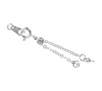 Beatifufu Chaîne Extension Réglable pour Collier et Bracelet Fermoir Rond Cuivre Plaqué Rallonge Pratique pour Bijoux DIY et Réparation