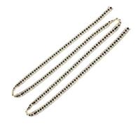 Beatifufu Chaîne Strass Claw pour Décoration DIY Mètres Or Noir et Blanc Ab pour Couture Vêtements et Accessoires Chaîne Verre