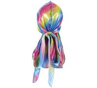 Beatifufu Chapeau De Nuit En Satin De Soie Turban Chapeau De Pirate Pour Garçons Et Filles Adultes