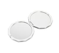 Beatifufu Compact Makeup Mirror for Women Foldable Double Sided Travel Mirror with Magnification Scratch Resistant Flip Lid Lightweight and Portable