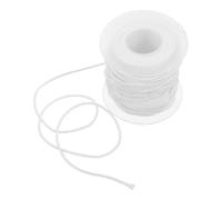 Beatifufu Cordon de Store Blanc 2,2mm 20m en Polyester pour Fenêtres | Cordelette de Rechange, Usage Bricolage et Décoration, Longueur Découpable, Style Simple et Élégant