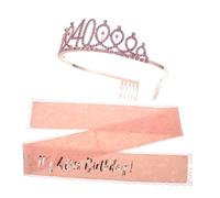 Beatifufu Couronne Élégante Pour 40e Anniversaire Ceinture Bandeau En Strass Bandoulière Pour Célébration Des Femmes