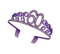 Beatifufu Couronne Élégante Pour Fête Anniversaire Décoration De Gâteau Et Accessoire De Cheveux Pour Femmes Et Filles