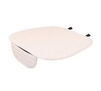 Beatifufu Coussin de Siège de Voiture en Lin et Coton Respirant Design Antidérapant, Tapis de Siège Auto Élégant et Simple, Adapté à Toutes Saisons