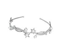 Beatifufu Creative Star Weave Bridal Crown Headband Accessoires De Cheveux De Casque De Mariage