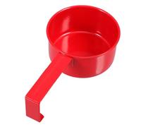 Beatifufu Cuillère Multifonction Suspendue pour Mesurer Riz Nourriture pour Animaux et Lessive Outil de Portionnement Pratique avec Poignée de Suspension Cuillère Rouge Petite