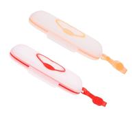 Beatifufu Distributeur Portable de Lingettes pour Bébé 2pcs en Pp Léger et Résistant à L'usure, pour Voyager et S'accrocher aux Tables