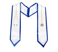 Beatifufu Écharpe de Graduation Médicale Unisexe Satin Double Couches avec Accessoire Décoratif pour Cérémonie et Fête de des Diplômes