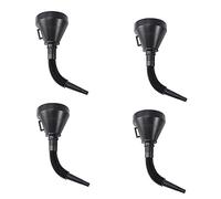 Beatifufu Entonnoir à Carburant Large Bouche avec Embout Flexible pour Voitures et Entonnoir Polyvalent sans Fuite pour Essence Huile Liquide de Refroidissement Kit de Noir pour Remplissage