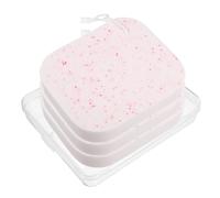 Beatifufu Éponge Nettoyante Visage Multifonction Lot avec Boîte Éponges Exfoliantes Absorbantes pour Nettoyage Pores et Démaquillage Accessoire Pratique pour Femmes et Voyage