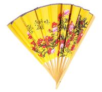 Beatifufu Éventail Décoratif Pliant Chinois 0,5x0,9m en Bambou | Usage Mariage et Spectacles, Style Traditionnel Noble, Qualité Solide, Format Portable, Réutilisable