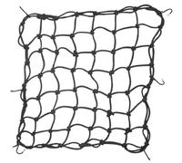 Beatifufu Filet de Rangement Élastique Cases avec Crochets Maille Extensible pour Bagages et Coffres Filet de Stockage pour et Noir Gris