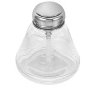 Beatifufu Flacon Vide à Pompe pour Nail Art 180ml en Aluminium Léger et Rechargeable, Distributeur Pratique pour Liquide Cosmétique ou Alcool Isopropylique