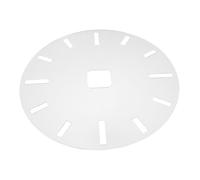 Beatifufu Gabarit de défonceuse en acrylique, pochoirs d'horloge ronds de 40,6 cm, avec 12 repères de et poche pour, outil de positionnement précis pour projets DIY