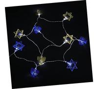 Beatifufu Guirlande Lumineuse De Hanoukka Étoile à Piles Décoration Féérique pour Fêtes Et Célébrations Idéale pour Créer Une Ambiance Festive Votre Maison